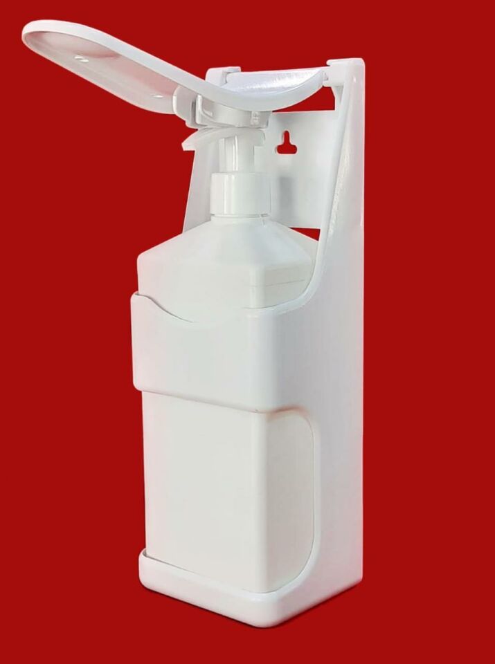 Misnet Karex Dirsek Temaslı Aparat + 1 lt  Boş Şişe - Duvar Askılı