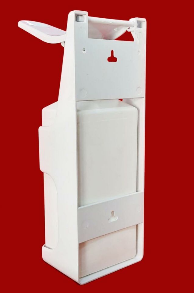 Misnet Karex Dirsek Temaslı Aparat + 1 lt  Boş Şişe - Duvar Askılı