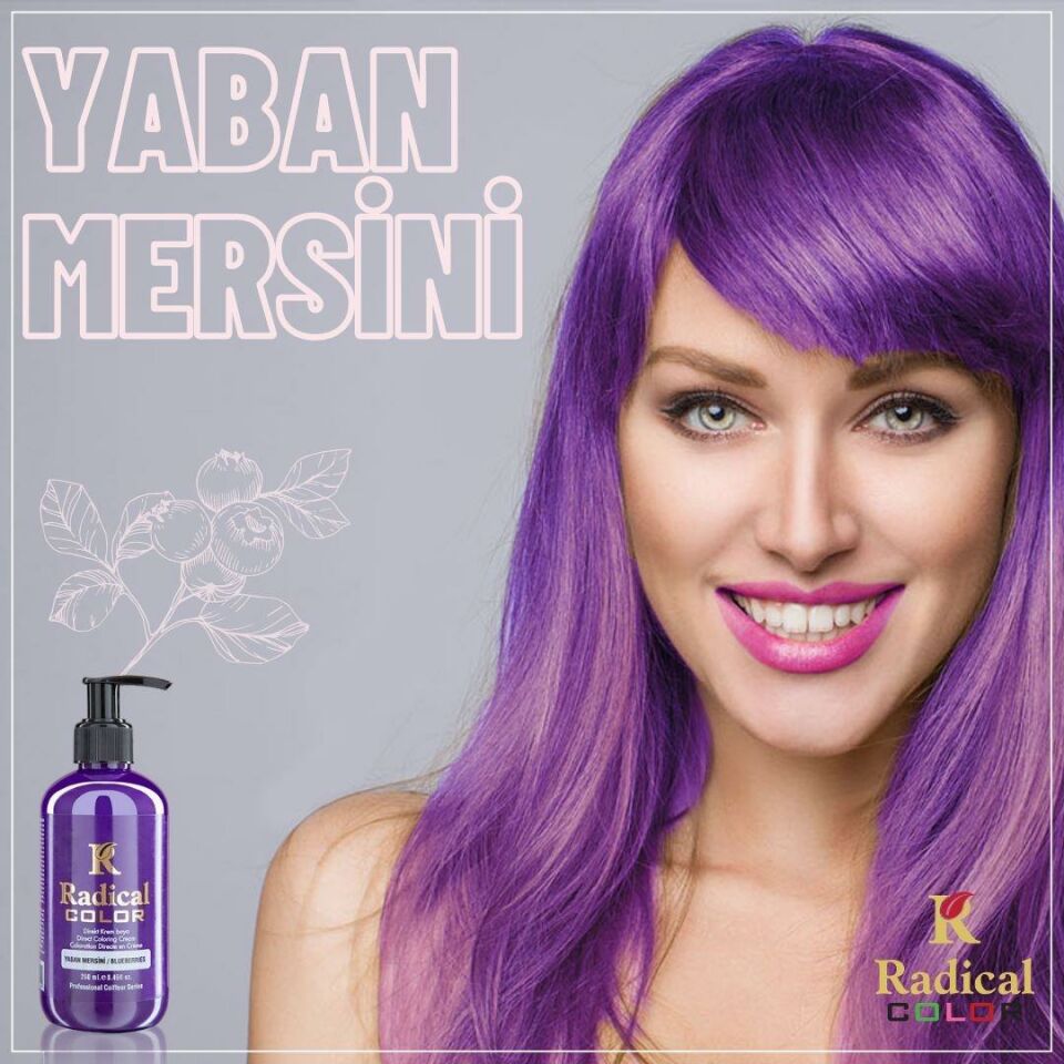 Radical Jeans Color 250 Ml Saç Boyası Yaban Mersini