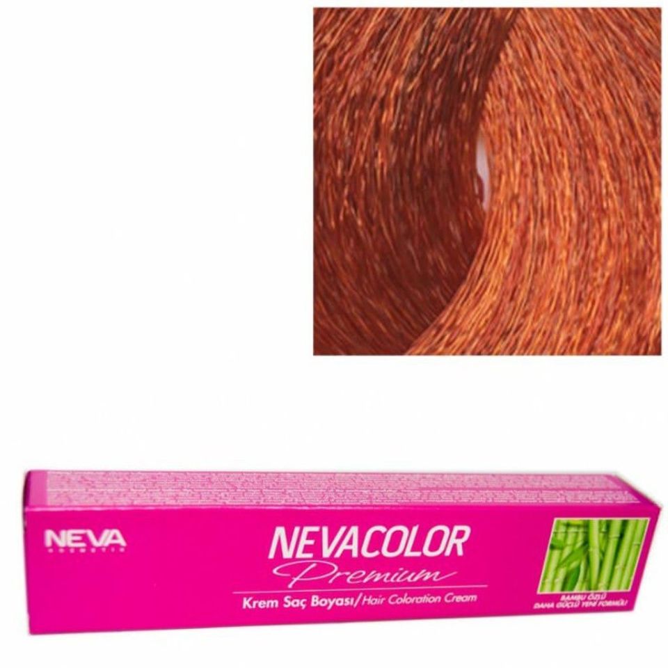 Neva Color Tüp Saç Boyası 8.444 Açık Kumral Yoğun Bakır 50 Gr + Oksidan Sıvısı 50 Ml