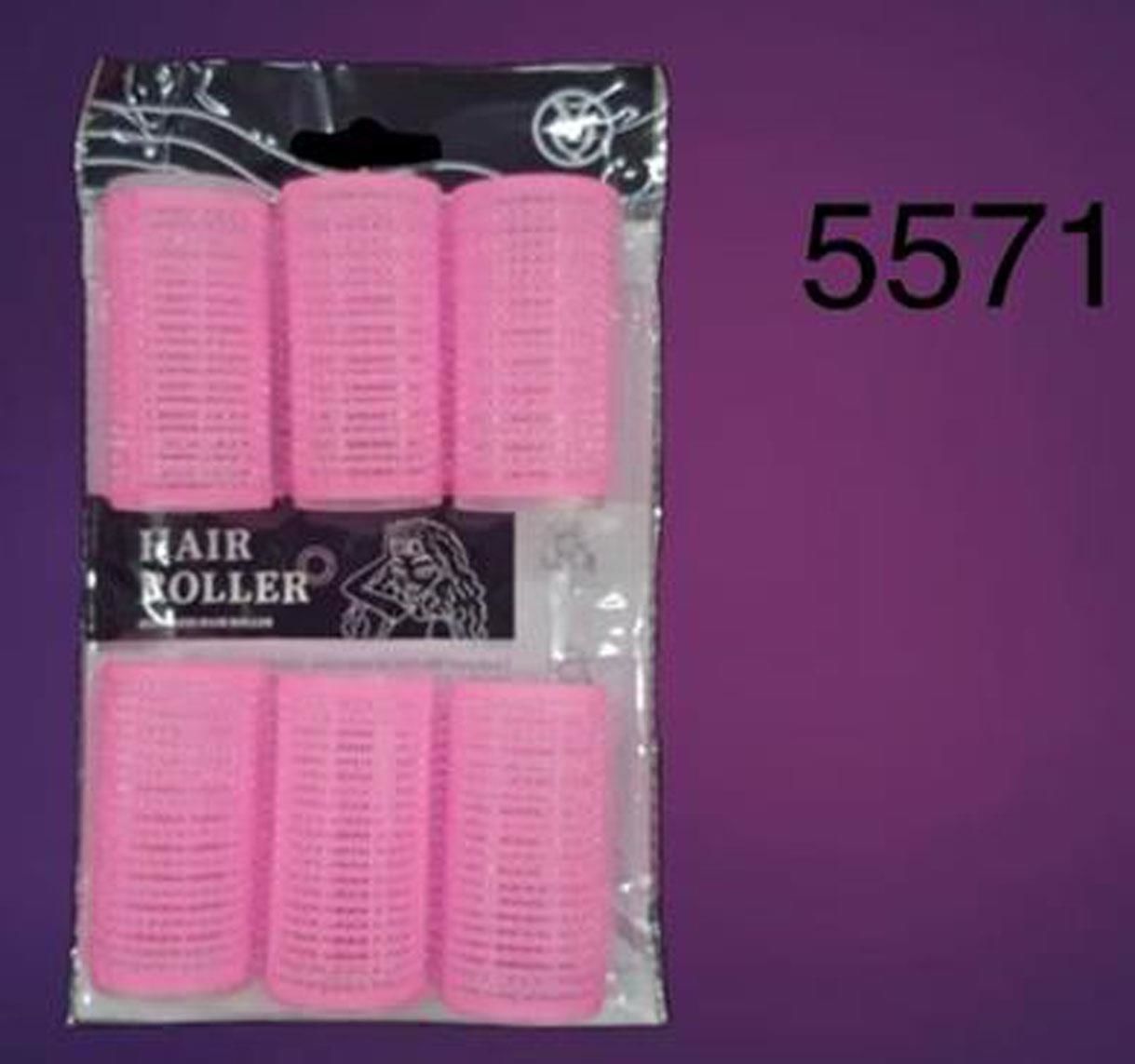 DVL 5571 - Cırtlı Bigudi 6 lı 2,5 cm Çap x 5 cm Uzunluk