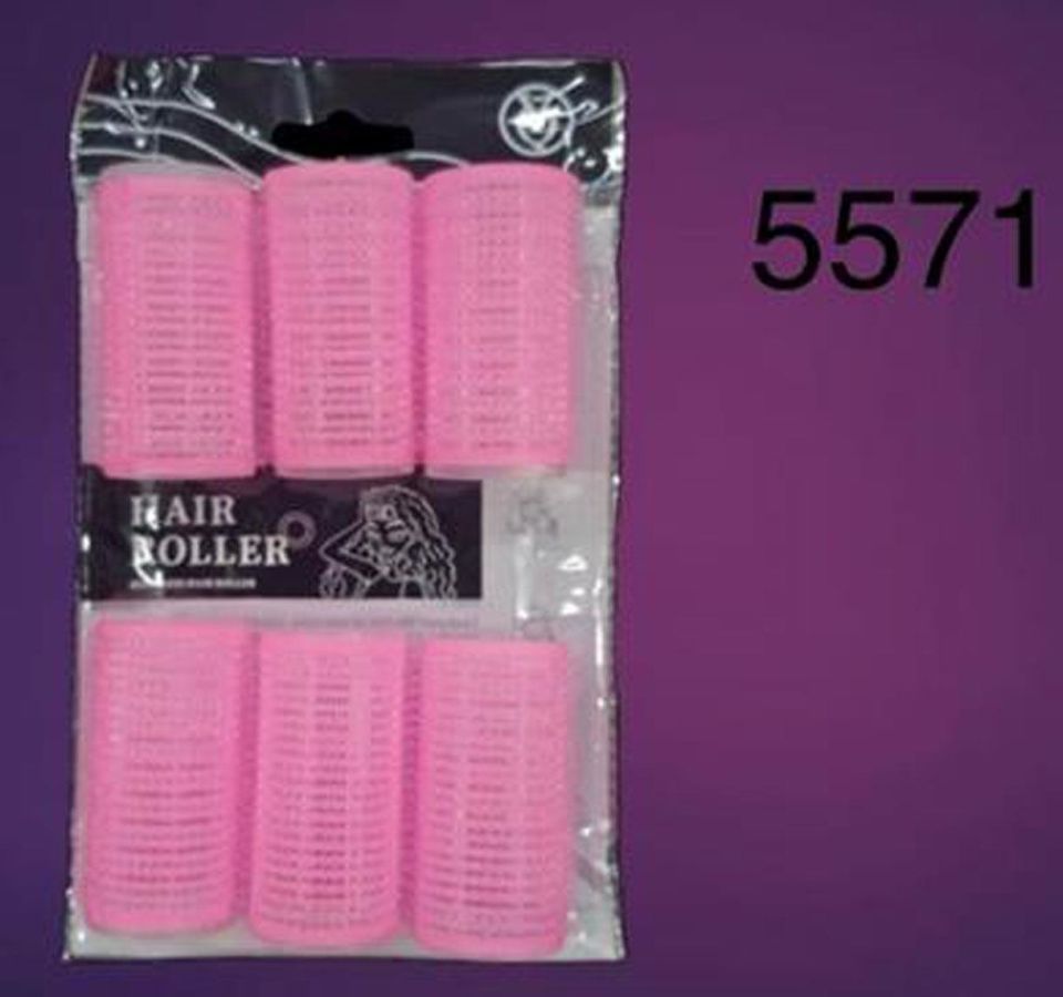 DVL 5571 - Cırtlı Bigudi 6 lı 2,5 cm Çap x 5 cm Uzunluk