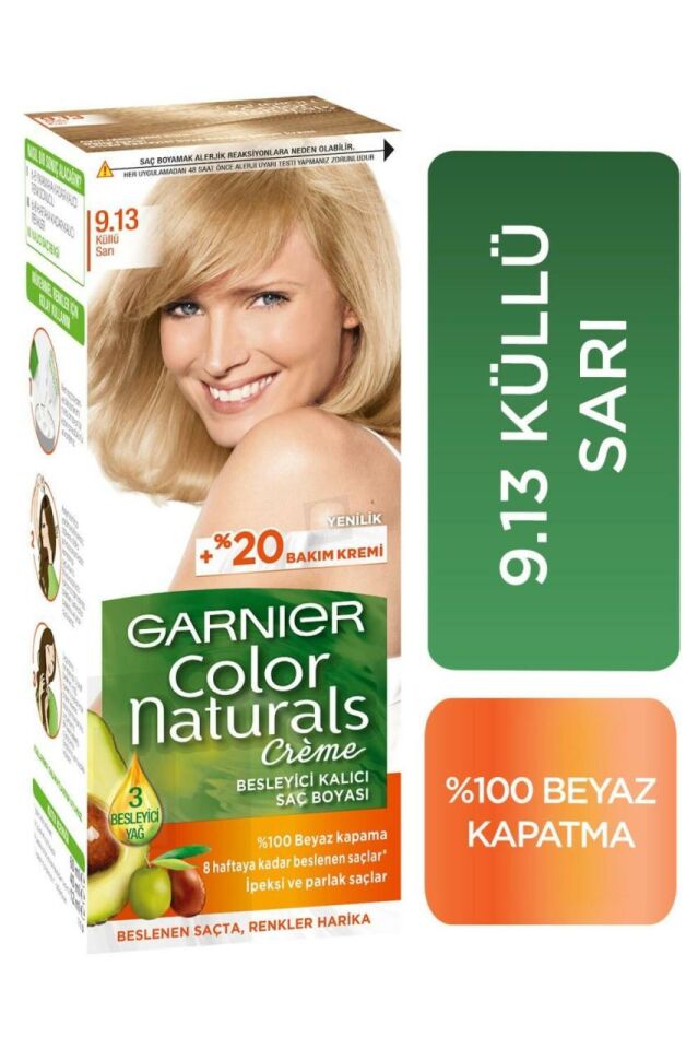 Garnier Color Naturals 9.13 Küllü Sarı Saç Boyası