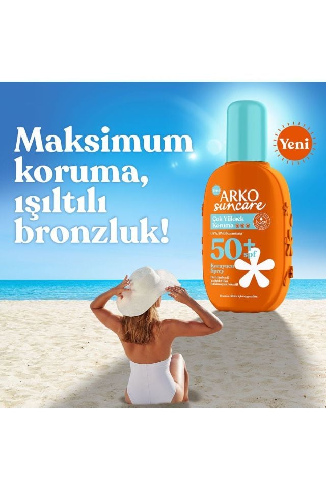 Arko Suncare Spf50 Vücut Güneş Kremi 200 ml Sprey