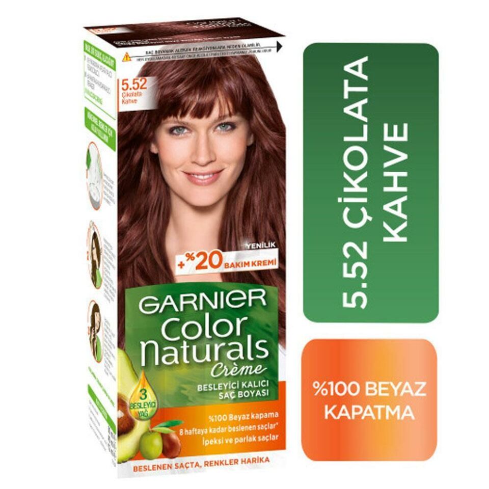 Garnier Color Naturals 5.52 Çikolata Kahve Saç Boyası