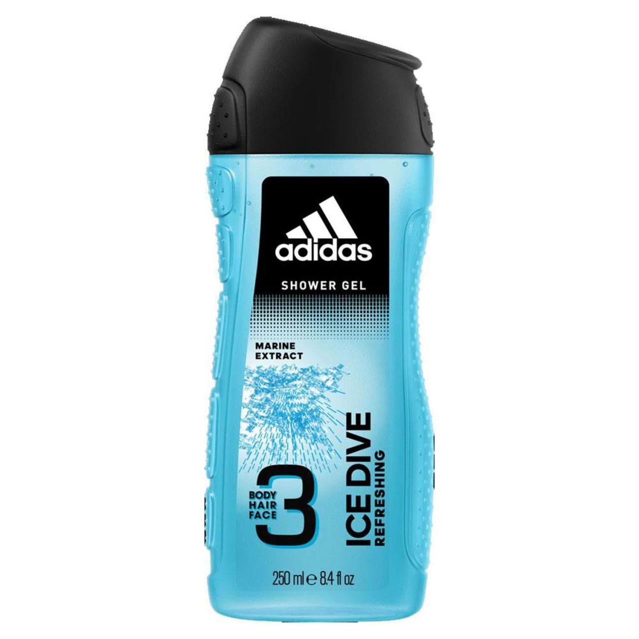 Adidas Duş Jeli Men İce Dive 250 Ml Saç+Yüz+Vücut 3in1