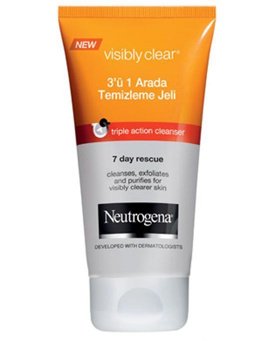 Neutrogena Visibly Clear 3 ü 1 Arada Temizleme Jeli 100Ml