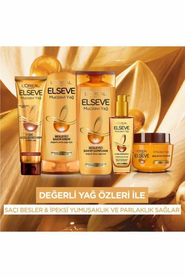 Elseve Mucizevi Yağ Saç Kremi 390 Ml