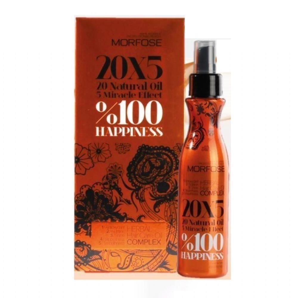 Morfose 20X5 20 Doğal Yağ 5 Mucizevi Etki Bitkisel Saç Bakım Yağı 150 ml