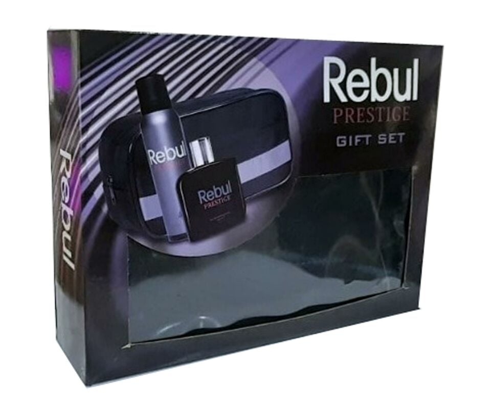 Rebul Prestige 100 Ml Edt + 150 Ml Deodorant Çanta Hediyeli Erkek Parfüm Set