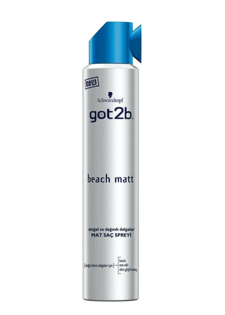 Schwarzkopf Got2b Strand Matte Mat Saç Spreyi 200ml