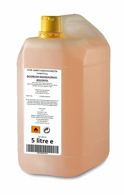Eyüp Sabri Tuncer Bodrum Mandalinası Kolonyası 5 LT Bidon 80 Derece