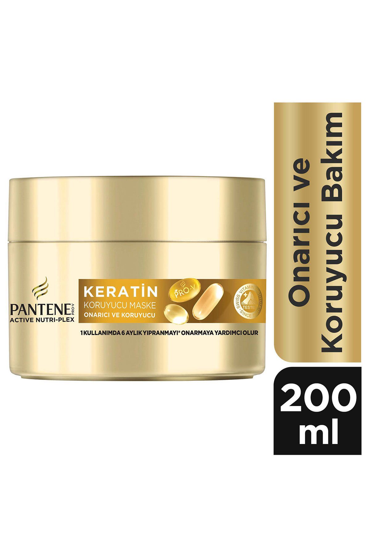 Pantene Pro-V Zayıf ve Yıpranmış Saçlar için Onarım ve Koruma Keratin Saç Maskesi 200 ml