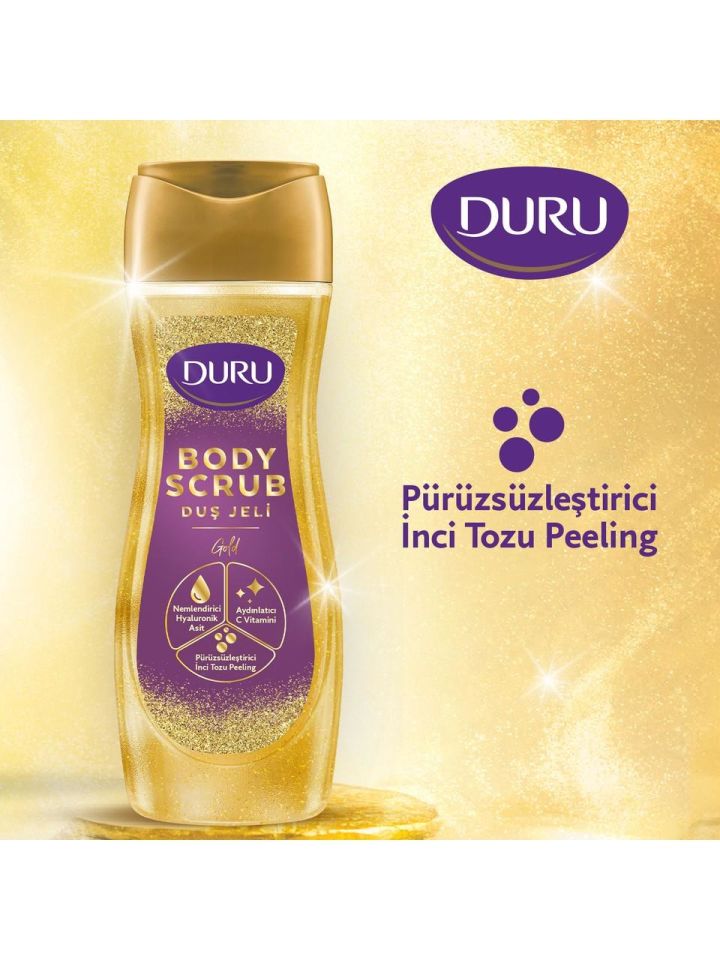 Duru Duş Jeli 450 Ml Body Scrub Gold