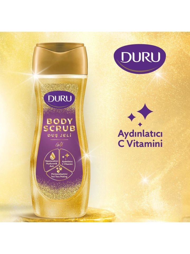 Duru Duş Jeli 450 Ml Body Scrub Gold