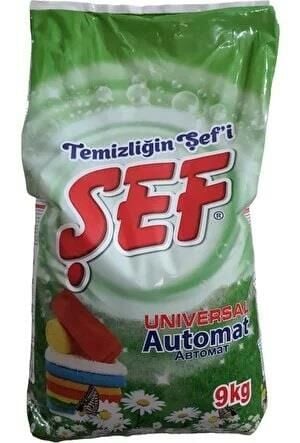 Şef Matik Toz Çamaşır Makinesi Deterjanı 9 Kg Renkli ve Beyazlar İçin Bahar Rüzgarı