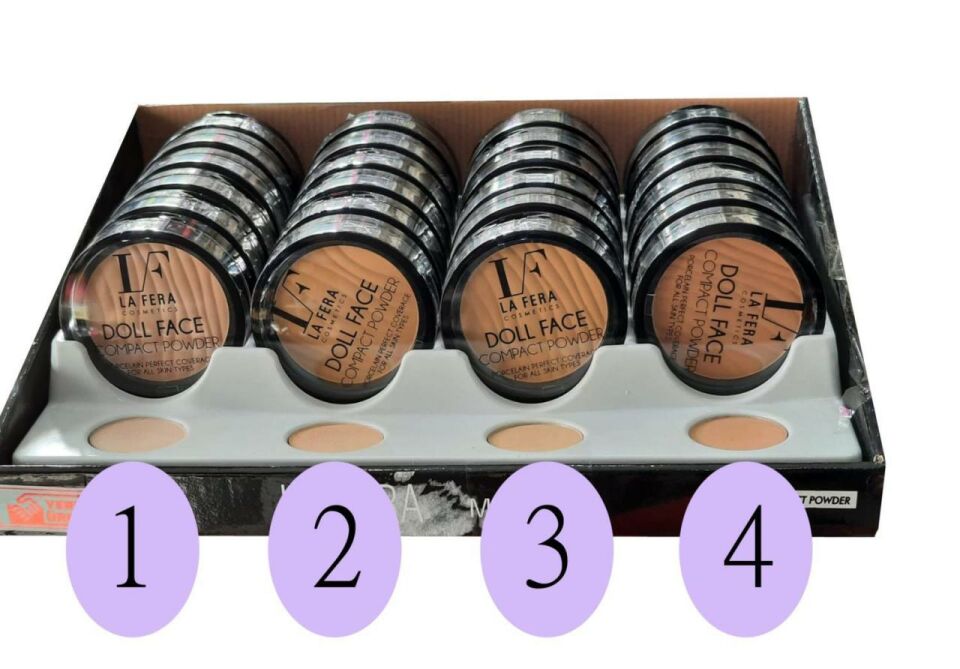La Fera Doll Face Compact Pudra 01