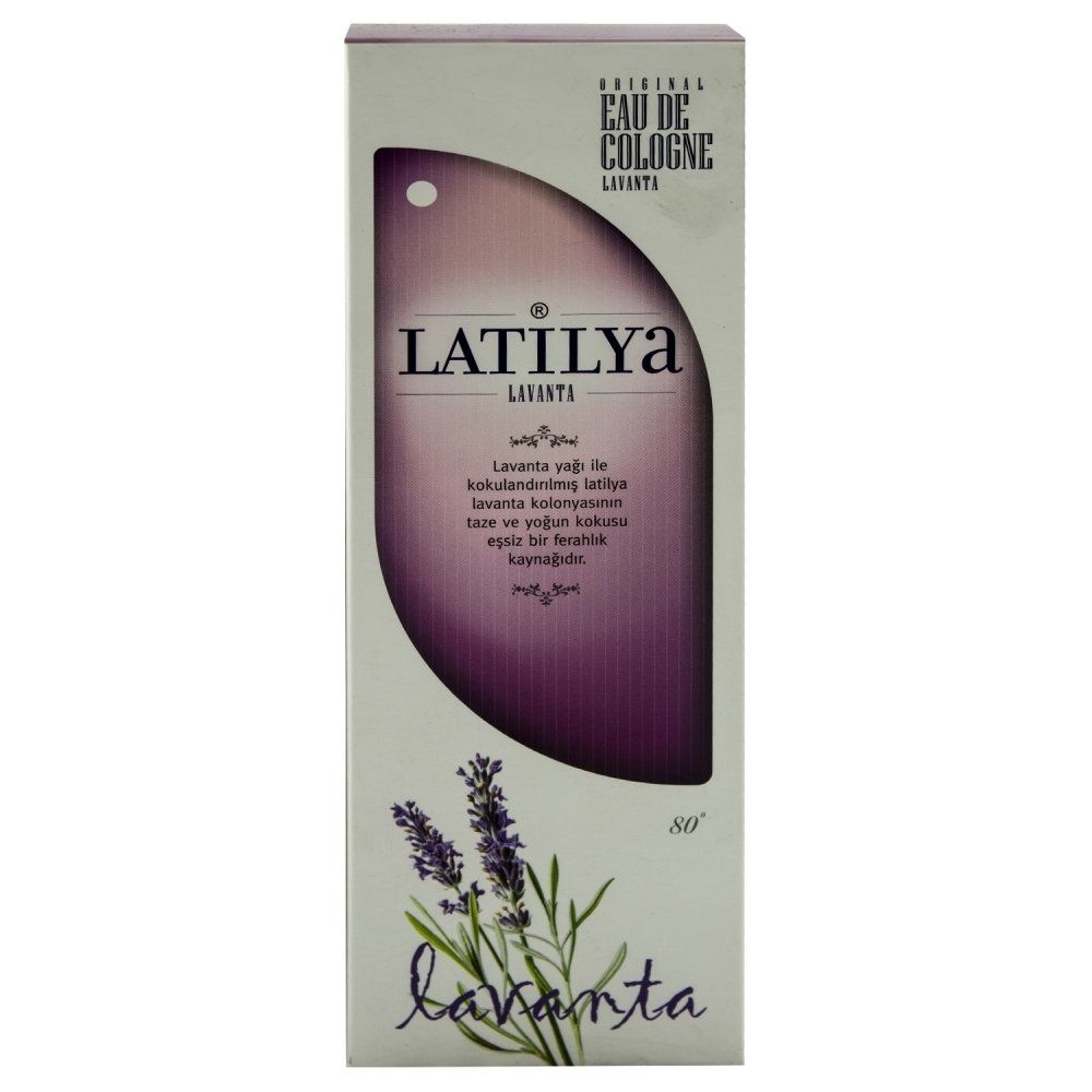 Latilya Kolonya 80° Lavanta Cam Şişe 270 Ml