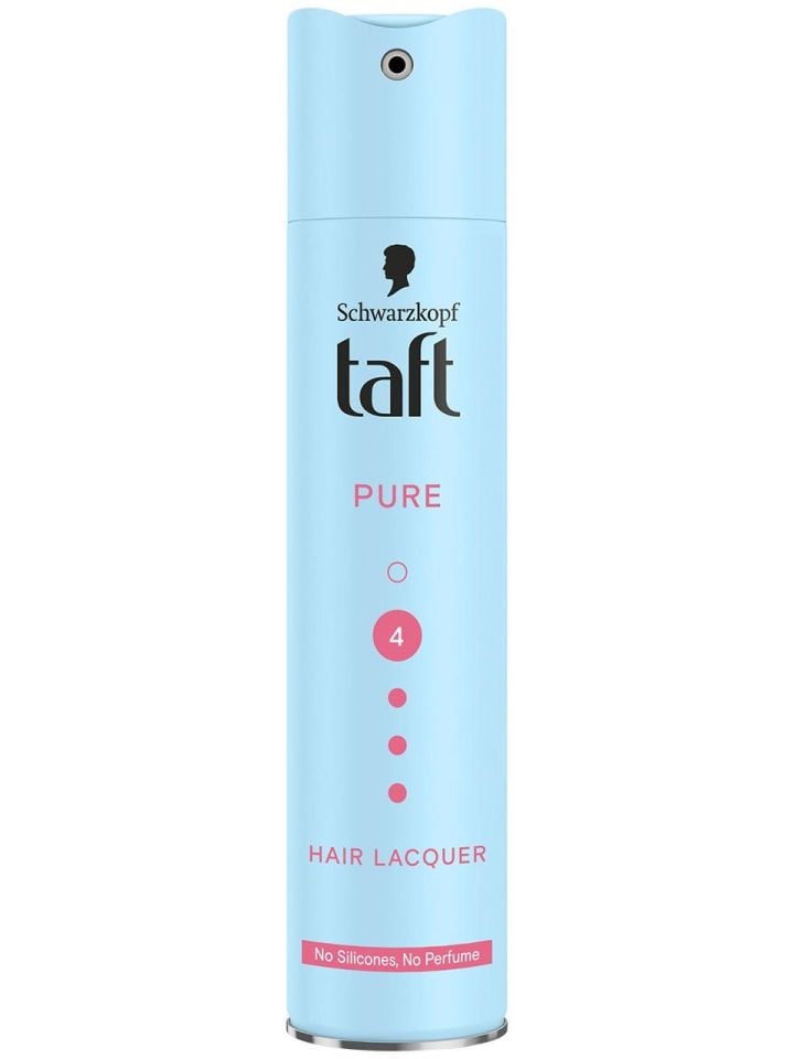 Taft Saç Spreyi 04 Pure 250 ML Silikonsuz ve Parfümsüz