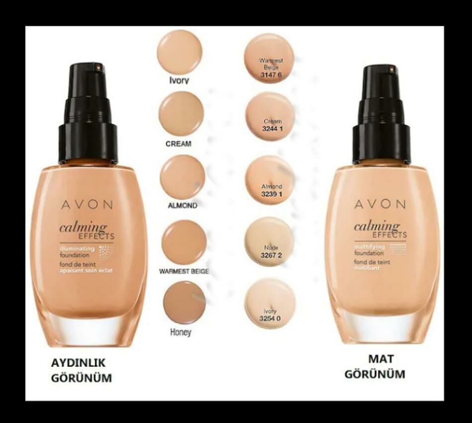 Avon Matte Fondoten Ivory