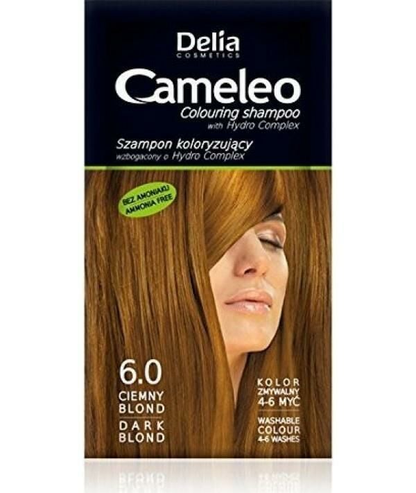Delia Cameleo Saç Renklendirici Şampuan 6.0 Koyu Sarı
