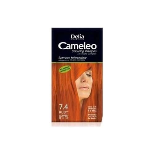 Delia Cameleo Saç Renklendirici Şampuan 7.4 Kızıl