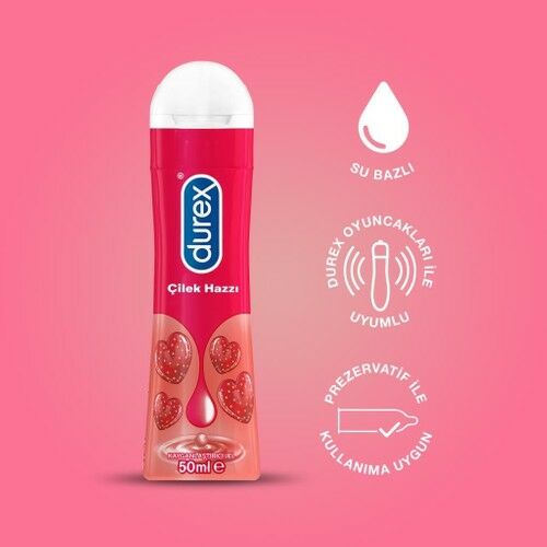 Durex Çilek Hazzı Kayganlaştırıcı Jel 50 Ml