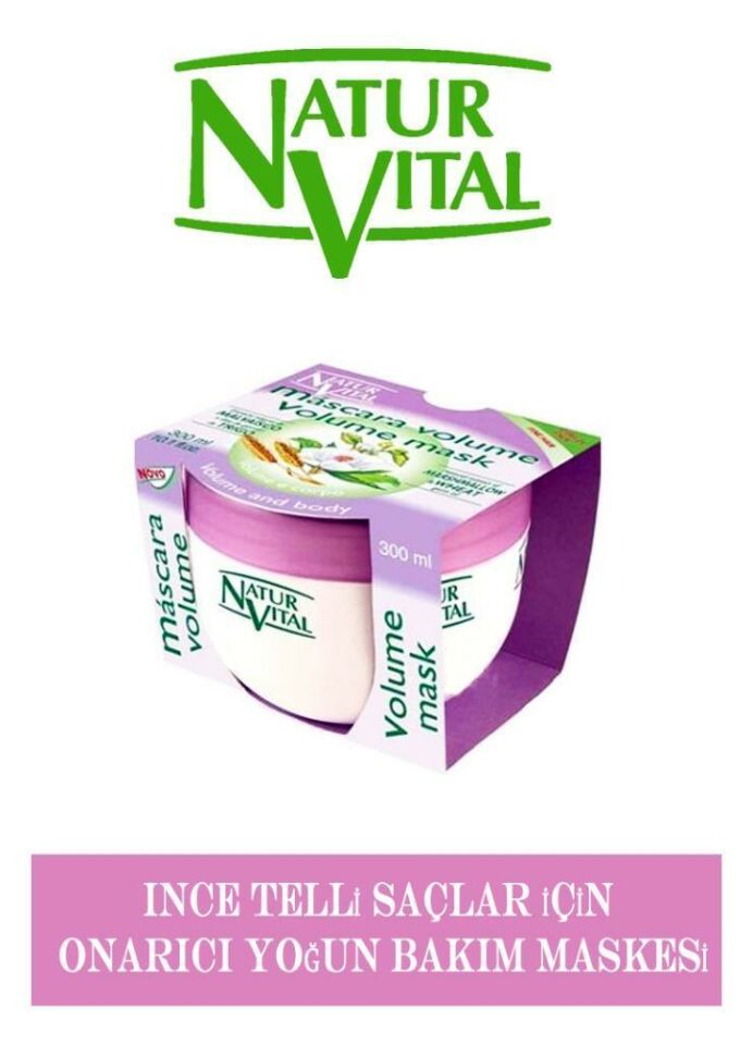 Natur Vital Volume Saç Maskesi 300 ml Mascara