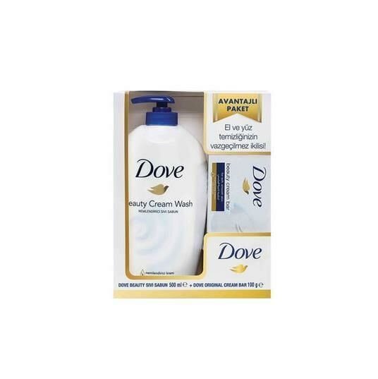 Dove Cream Wash Sıvı Sabun 500 Ml+Cream Bar 100 G