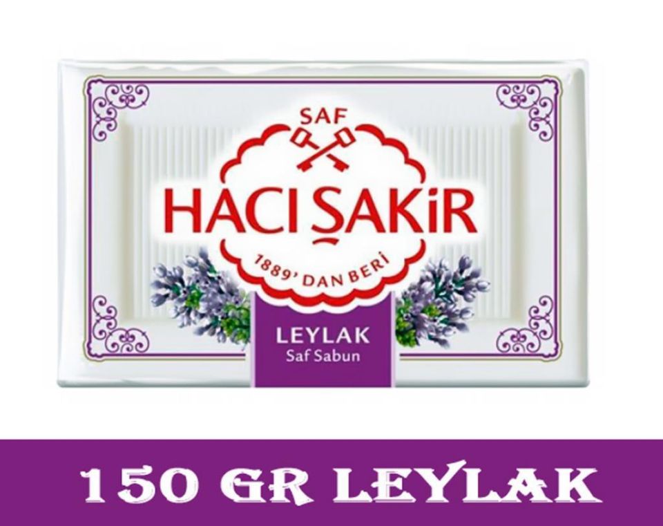 Hacı Şakir Katı Sabun 150 gr Leylak
