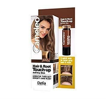 Delia Stick Saç Beyaz Kapatıcı Kumral -Açık Kahve Rötuş İçin Saç Ruju