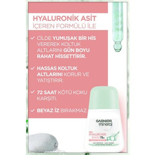 Garnier Roll-On Mineral Hyaluronik Bakım