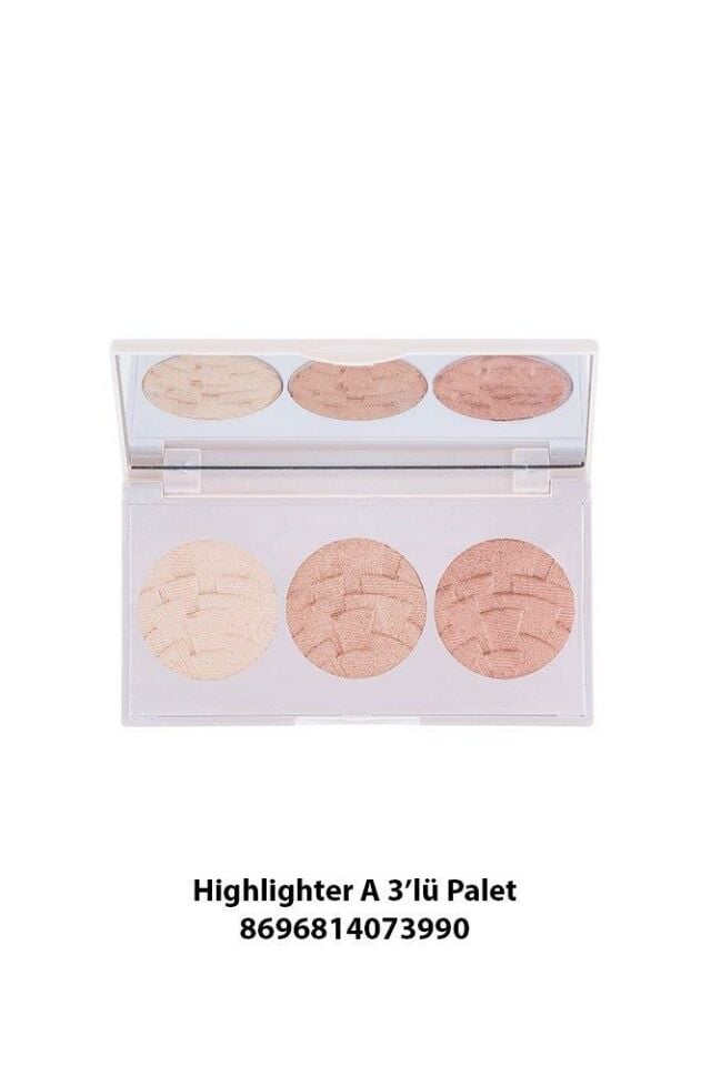 Gabrini 3 lü Aydınlatıcı Paleti - Highlighter A