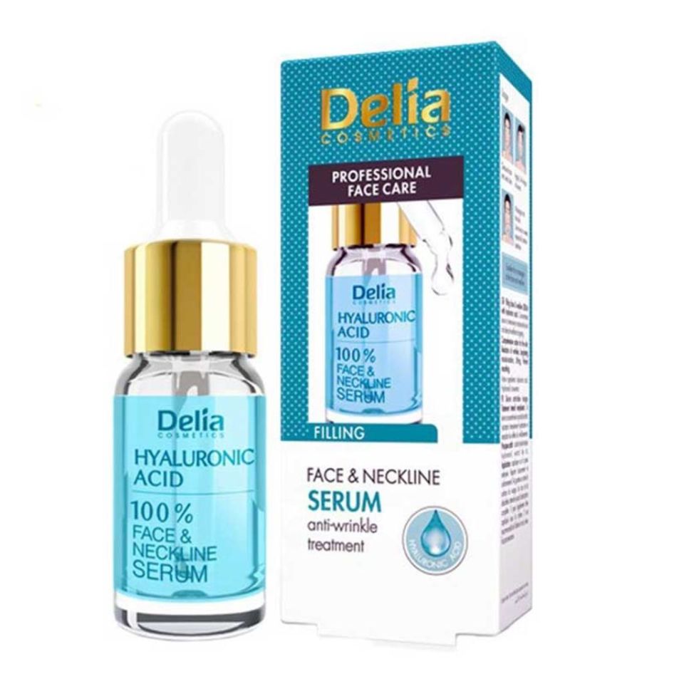 Delia Face Neckline Hyaluronic Acid 10ml Kırışık Doldurma Serum
