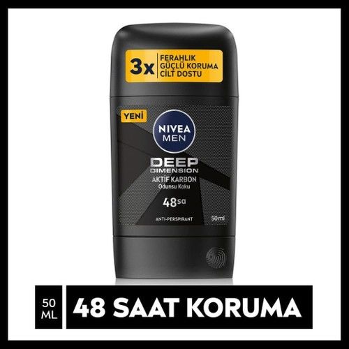Nivea Stick Men Deep Dimension Aktif Karbon 50 Ml