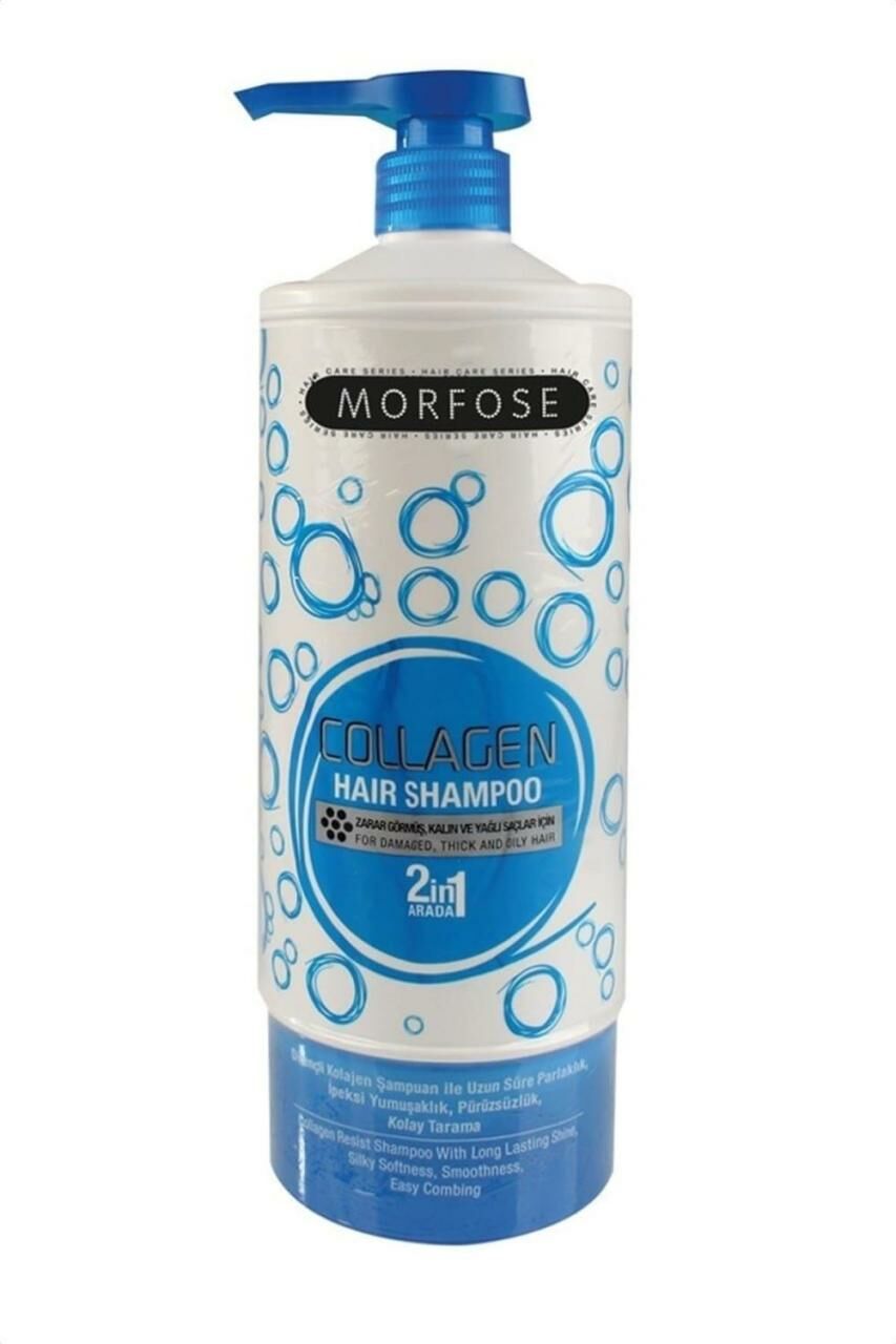 Morfose 1000 Ml Şampuan 2 in 1 Collagen Kolajen Mavi