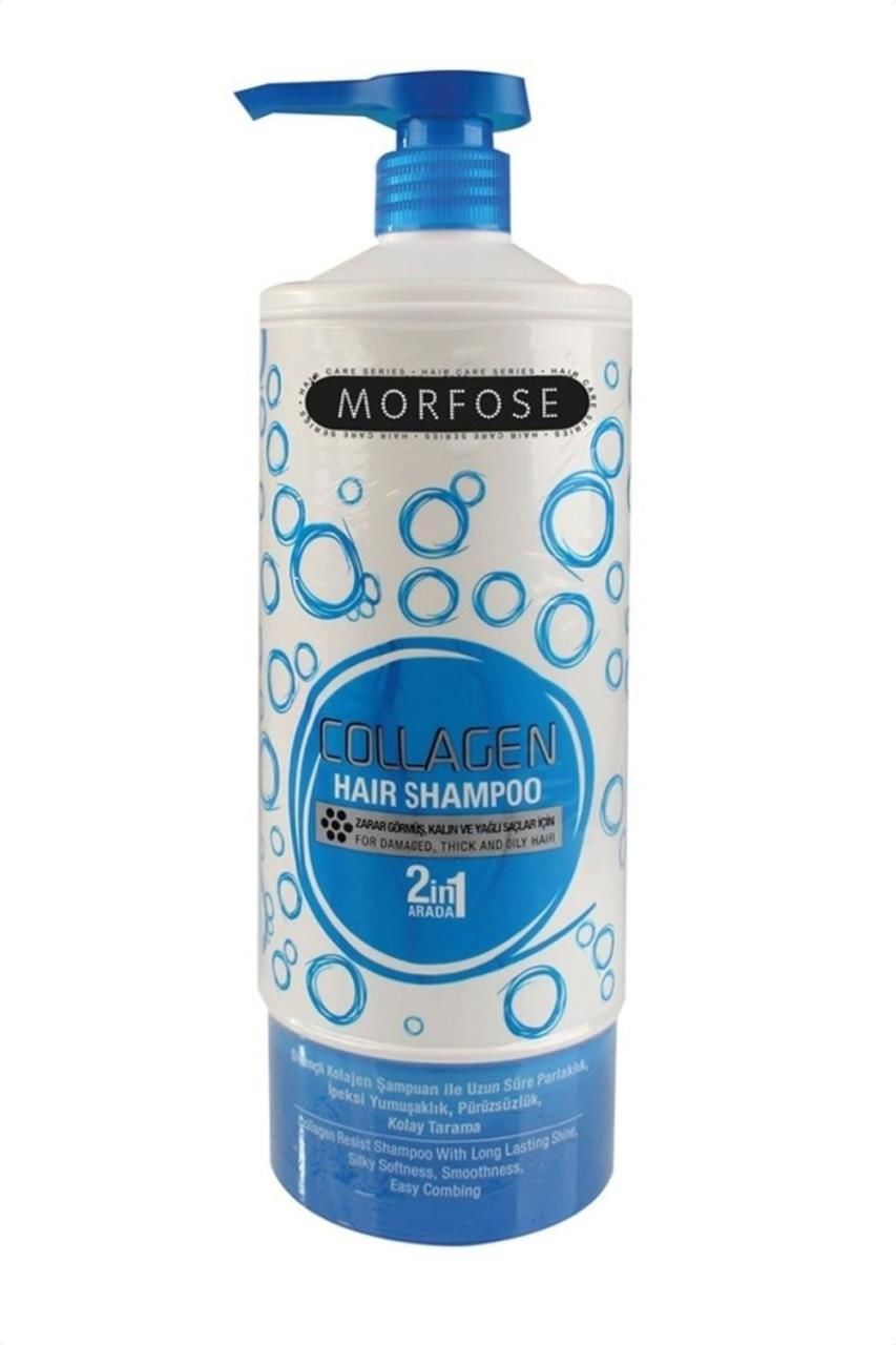 Morfose 1000 Ml Şampuan 2 in 1 Collagen Kolajen Mavi