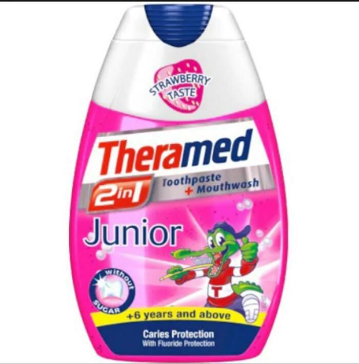 TheraMed Junior 2in1 Diş Macunu +6 Yetişkin 75 Ml Taze Çilek Tadında