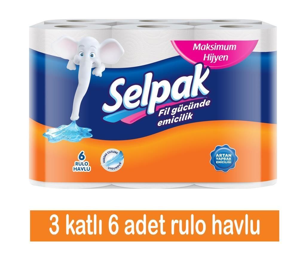 Selpak Kağıt Havlu 6 lı