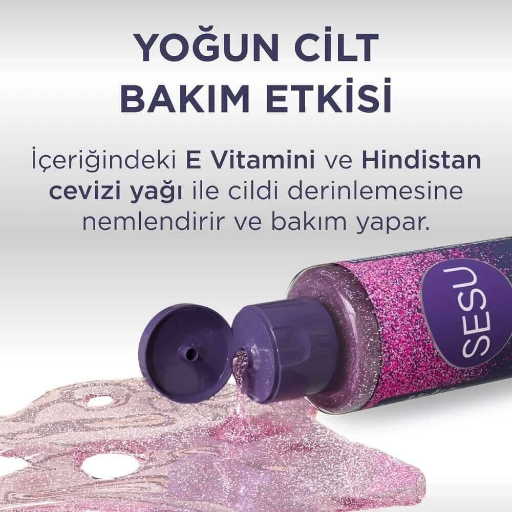 Sesu Simli Vücut Bakım Yağı 150 Ml