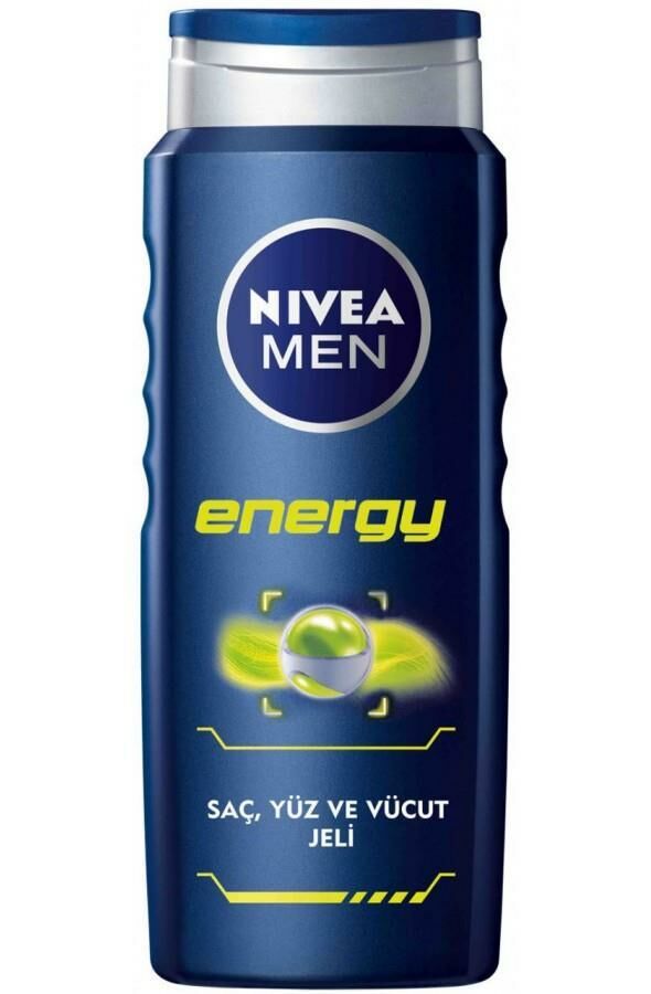 Nivea Men Duş Jeli Şampuan Energy 500 ml
