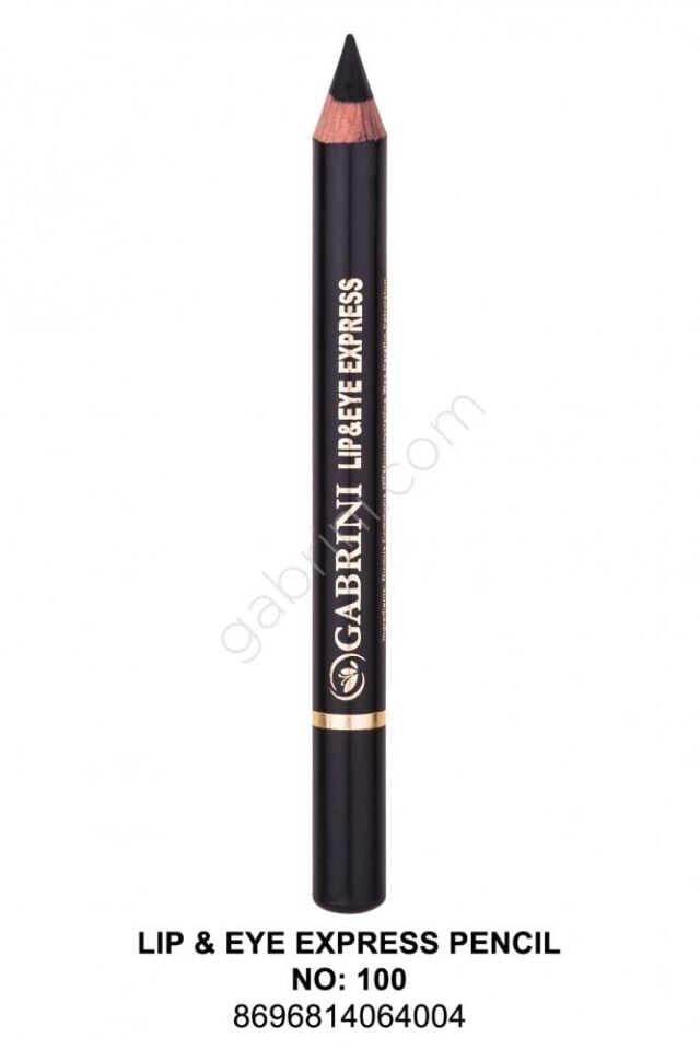 GABRINI KALIN JUMBO 100 GÖZ VE DUDAK KALEMI SIYAH