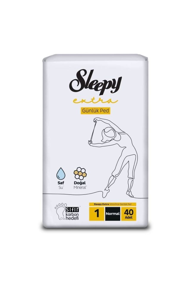 Sleepy Natural Extra Ultra 40 Adet Uzun Günlük Kadın Pedi 01