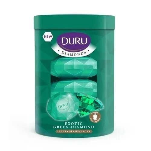 Duru Diamonds Katı Sabun 4x90 gr Egzotik Green Diamond Yeşil