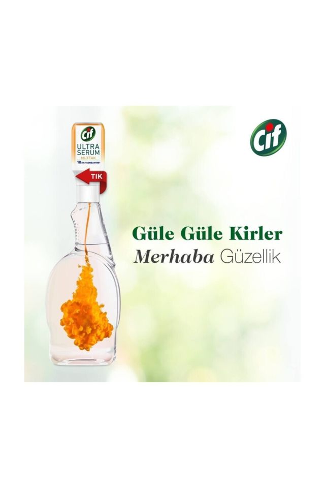 Cif Power-Shine Banyo 750 ML İçin Ultra Serum 70 Ml Mutfak Kapsül