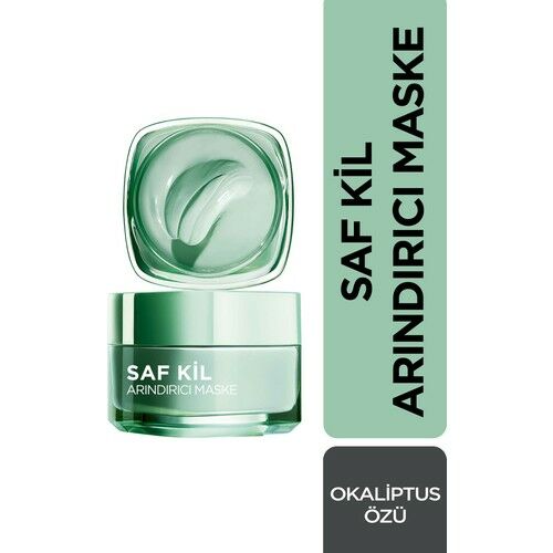 L'Oréal Paris Saf Kil Arındırıcı Maske 50 Ml Okaliptüs Özü