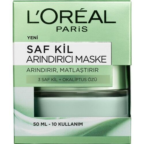 L'Oréal Paris Saf Kil Arındırıcı Maske 50 Ml Okaliptüs Özü