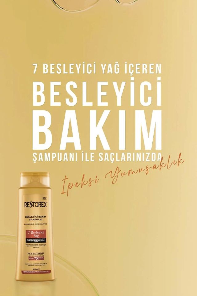 Restorex Şampuan 500 ml  7 Besleyici Yağ