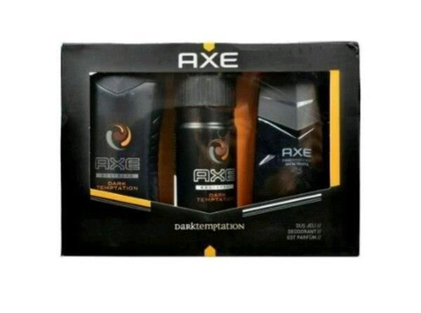Axe Dark Temptation Set 100ml Edt + 150 ml Deodorant + 250 ml Duş