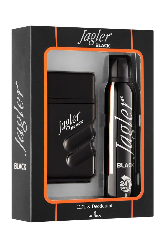 Jagler Black Set 90ML EDT + Deodorant 150ML Erkek Parfüm